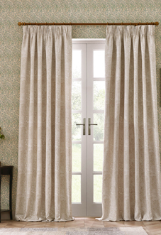 Marigold Pencil Pleat, Stone - Ready Made Curtains